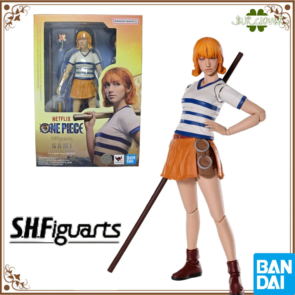 100% подлинный в наличии, оригинальная Bandai S.H.Figuarts Shf One Piece Nami, высокодетальная аниме-фигурка, коллекция, модель игрушки 
100% подлинный в наличии, оригинальная Bandai S.H.Figuarts Shf One Piece Nami, высокодетальная аниме-фигурка, коллекция, модель игрушки