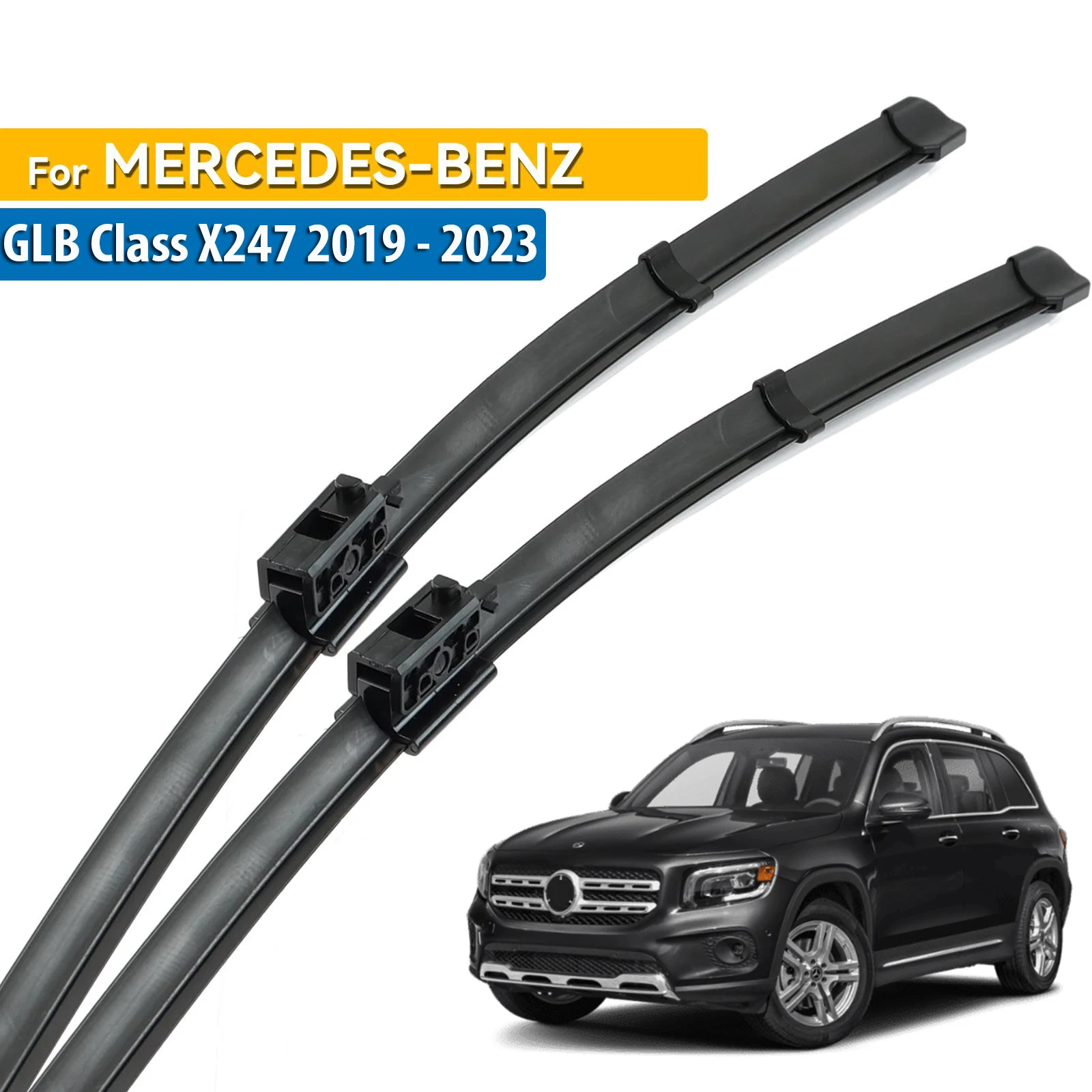 Erick's Wiper LHD Front Wiper Blades For Mercedes Benz GLB Class X247 2019 - 2023 Windshield Windscreen Window Brushes 24"+22"
Erick's Wiper LHD Front Wiper Blades For Mercedes Benz GLB Class X247 2019 - 2023 Windshield Windscreen Window Brushes 24"+22"
