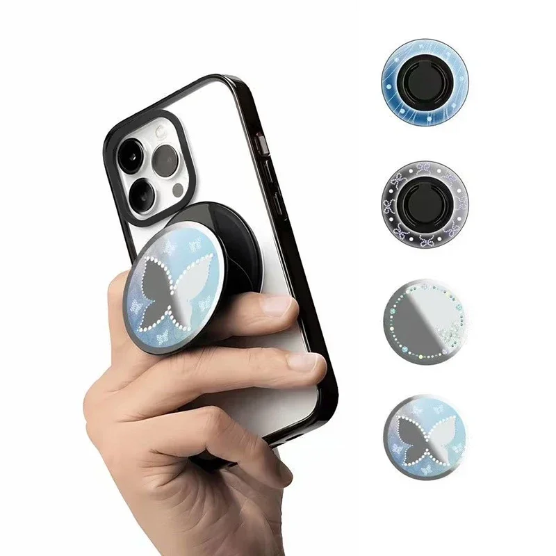 Pearls Butterfly MagSafe Folding Black Phone Stand for iPhone Holder Mount Support for Galaxy S
Pearls Butterfly MagSafe Folding Black Phone Stand for iPhone Holder Mount Support for Galaxy S