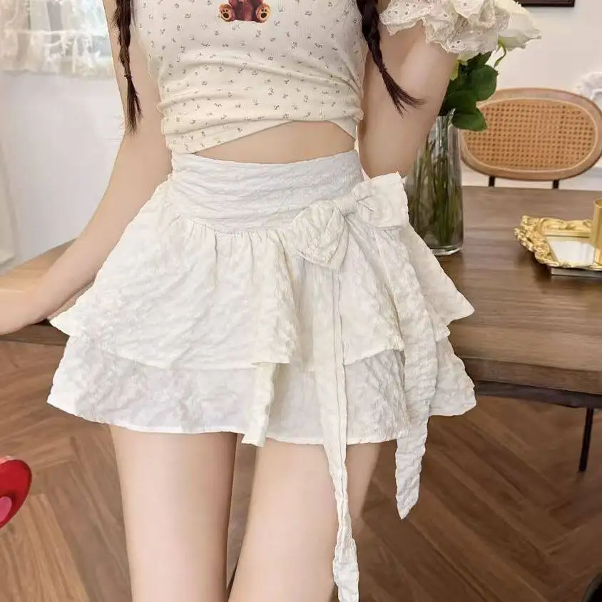 Ballet Knot Skirt High Waist Pleated Anti-Light Puffy Short Skirt Tie Design Spring Summer Women's Fashion
Ballet Knot Skirt High Waist Pleated Anti-Light Puffy Short Skirt Tie Design Spring Summer Women's Fashion