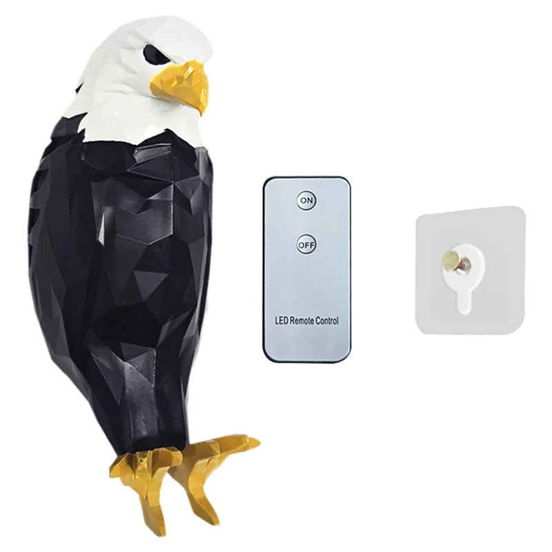 Bald Eagle Wall Light Night Light Wall Mounted Eagle Lamp For Bedroom, Living Room, Hallway Operated Eagle Light
Bald Eagle Wall Light Night Light Wall Mounted Eagle Lamp For Bedroom, Living Room, Hallway Operated Eagle Light