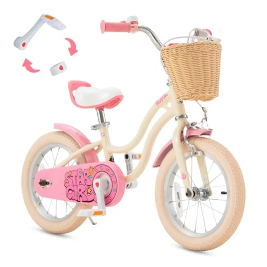 Велосипед EZ для девочек, балансировочный велосипед с педалью, двойные ручные тормоза с подставкой, 14-дюймовый велосипед для больших 3-5 лет, белый, розовый
Велосипед EZ для девочек, балансировочный велосипед с педалью, двойные ручные тормоза с подставкой, 14-дюймовый велосипед для больших 3-5 лет, белый, розовый