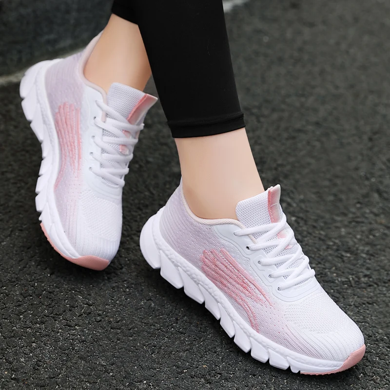 Women Running Shoes Anti-slip Wear-resistant Thick-soled Casual Shoes Women Lace-up Sports Breathable Walking Shoes Women
Women Running Shoes Anti-slip Wear-resistant Thick-soled Casual Shoes Women Lace-up Sports Breathable Walking Shoes Women