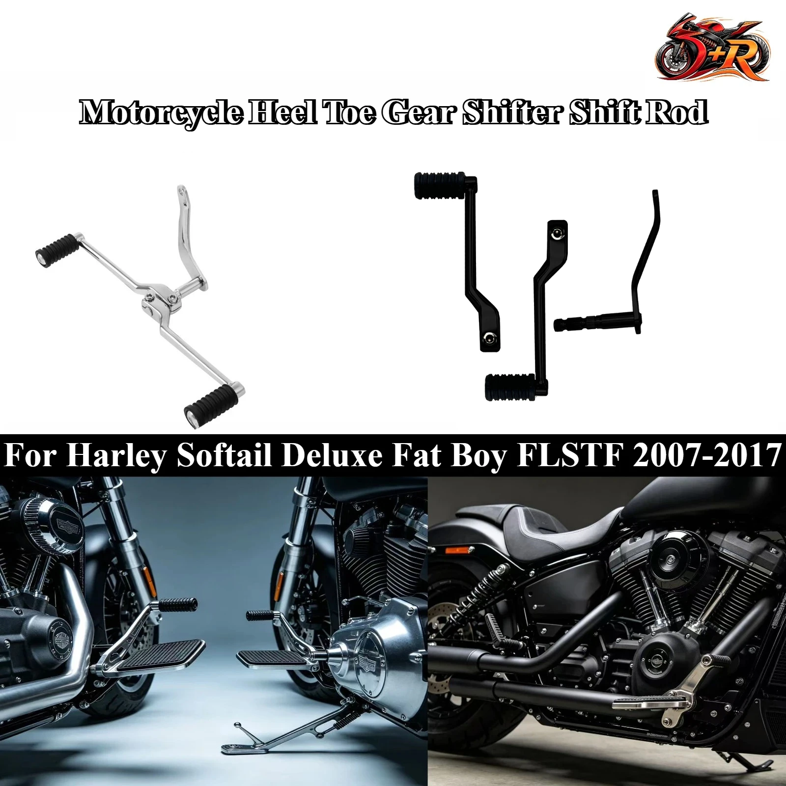 NEW Motorcycle Heel Toe Gear Shifter Shift Rod Lever Arm For Harley Softail Deluxe Fat Boy FLSTF 2007-2017 DONGRAN
NEW Motorcycle Heel Toe Gear Shifter Shift Rod Lever Arm For Harley Softail Deluxe Fat Boy FLSTF 2007-2017 DONGRAN