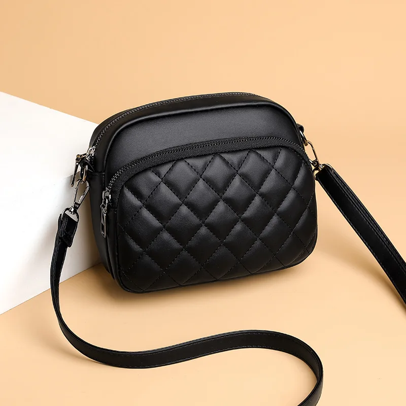 Female Crossbody Bags Women's Diamond Lattice Shoulder Bag Leather Luxury Handbags Organizer Purses Shopping Cell Phone Pouch
Female Crossbody Bags Women's Diamond Lattice Shoulder Bag Leather Luxury Handbags Organizer Purses Shopping Cell Phone Pouch