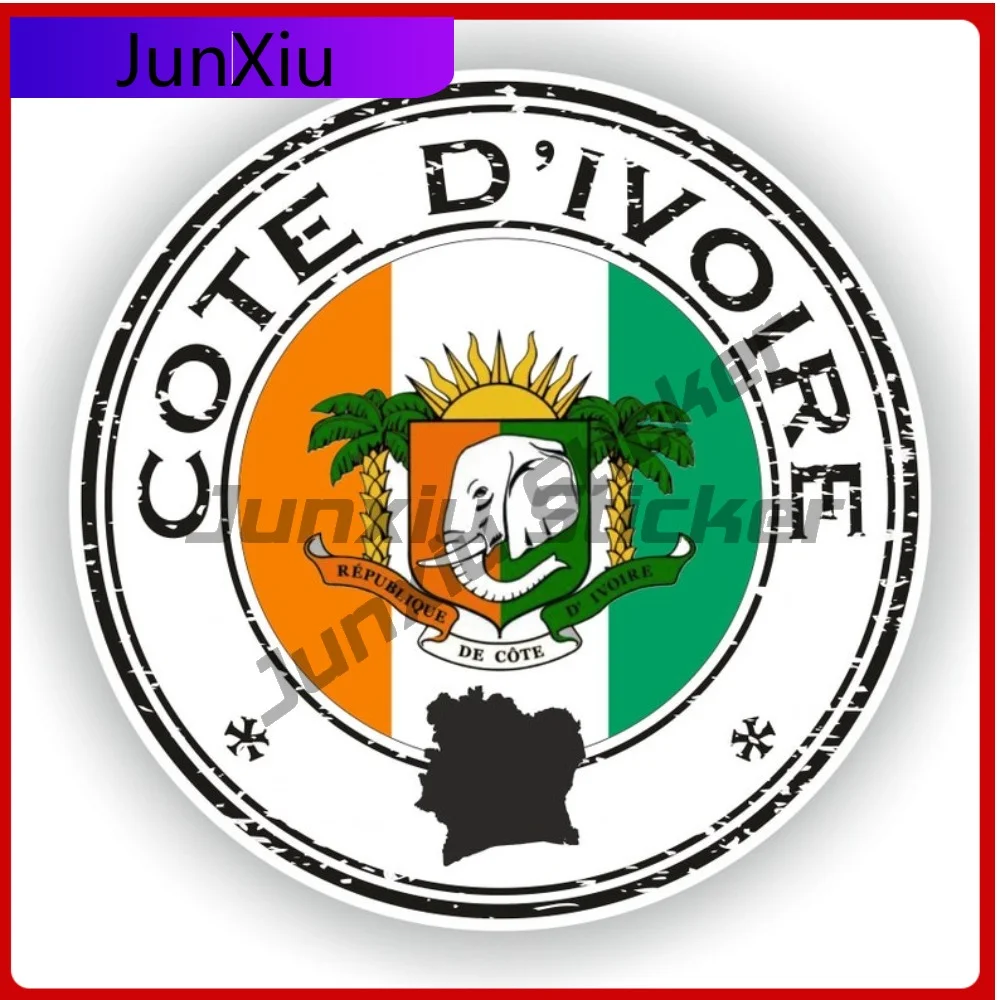 Cote D'Ivoire Seal Sticker Round Flag Personalized Vinyl Decal Waterproof Decor for Camper Car Body Refrigerator Wall
Cote D'Ivoire Seal Sticker Round Flag Personalized Vinyl Decal Waterproof Decor for Camper Car Body Refrigerator Wall