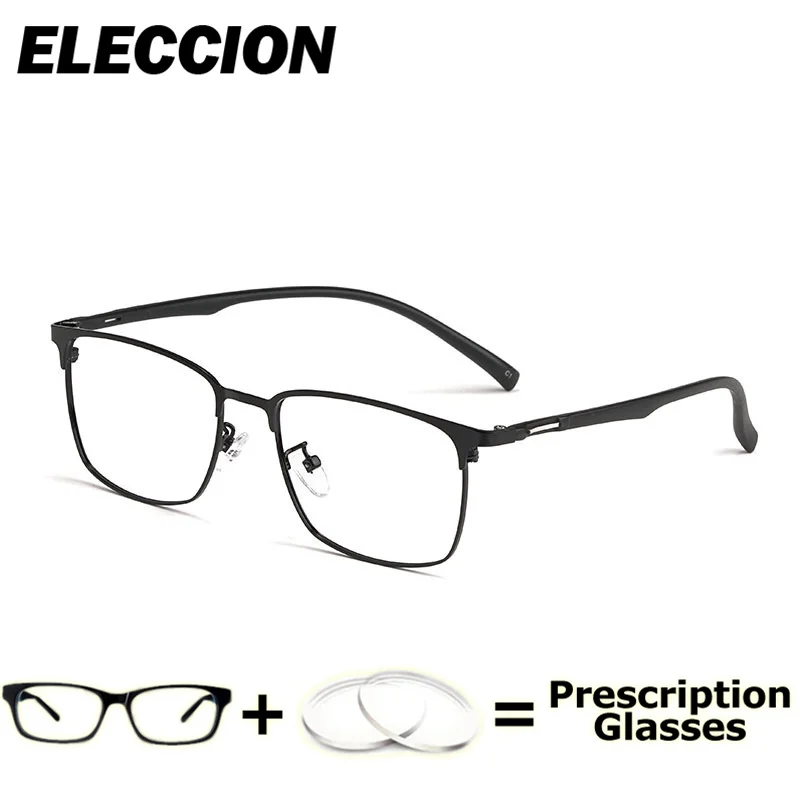 ELECCION Prescription Lenses Glasses Alloy progressive Optical Eyewear Men Women Glasses Frame Myopia Minus Lens Photochromic
ELECCION Prescription Lenses Glasses Alloy progressive Optical Eyewear Men Women Glasses Frame Myopia Minus Lens Photochromic