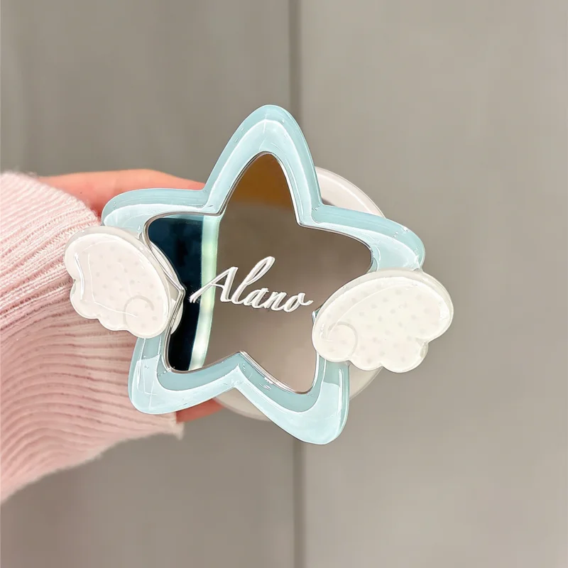Korean Cute 3D Star Makeup Mirror For Magsafe Griptok Holder Phone Finger Ring Stand Support For iPhone 17 16 Girl Bracket
Korean Cute 3D Star Makeup Mirror For Magsafe Griptok Holder Phone Finger Ring Stand Support For iPhone 17 16 Girl Bracket