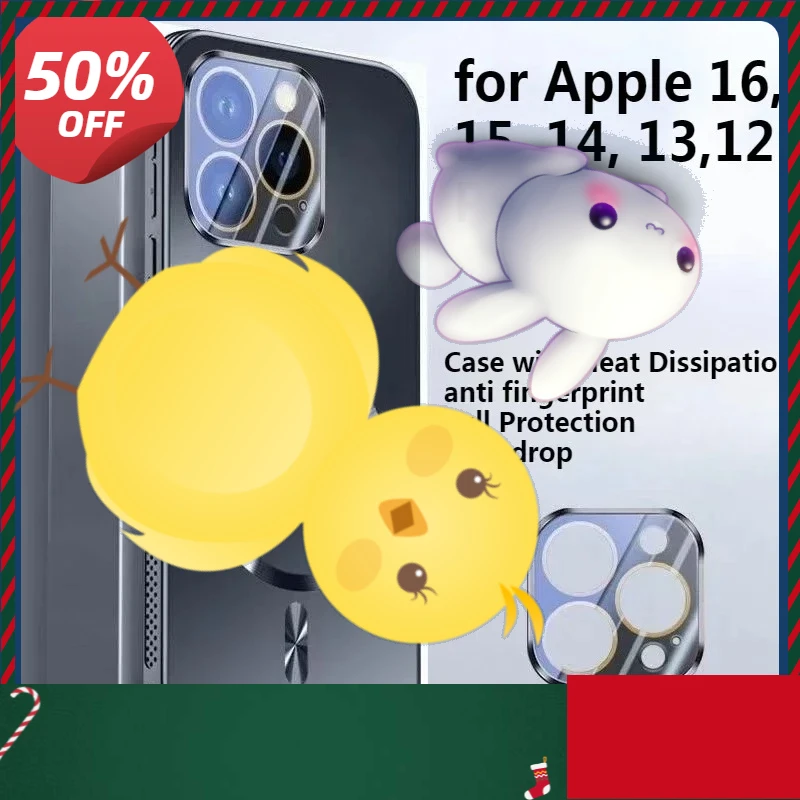 Phone Case with Magnetic Heat Dissipation Anti Fingerprint Full Protection Anti-drop for IPhone 16 15 14 13 12 Pro Max Series
Phone Case with Magnetic Heat Dissipation Anti Fingerprint Full Protection Anti-drop for IPhone 16 15 14 13 12 Pro Max Series