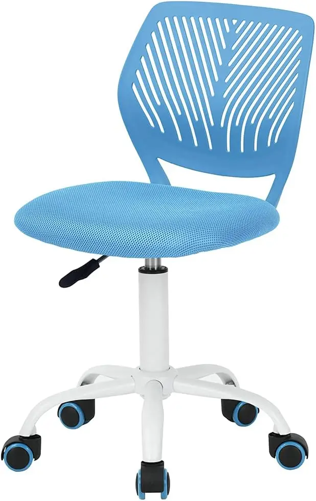 Children Task Chair Lumbar Mid Ba Adjustable Height Study Computer Chair With Mesh Seat Casters For Home Office, School, Blue
Children Task Chair Lumbar Mid Ba Adjustable Height Study Computer Chair With Mesh Seat Casters For Home Office, School, Blue