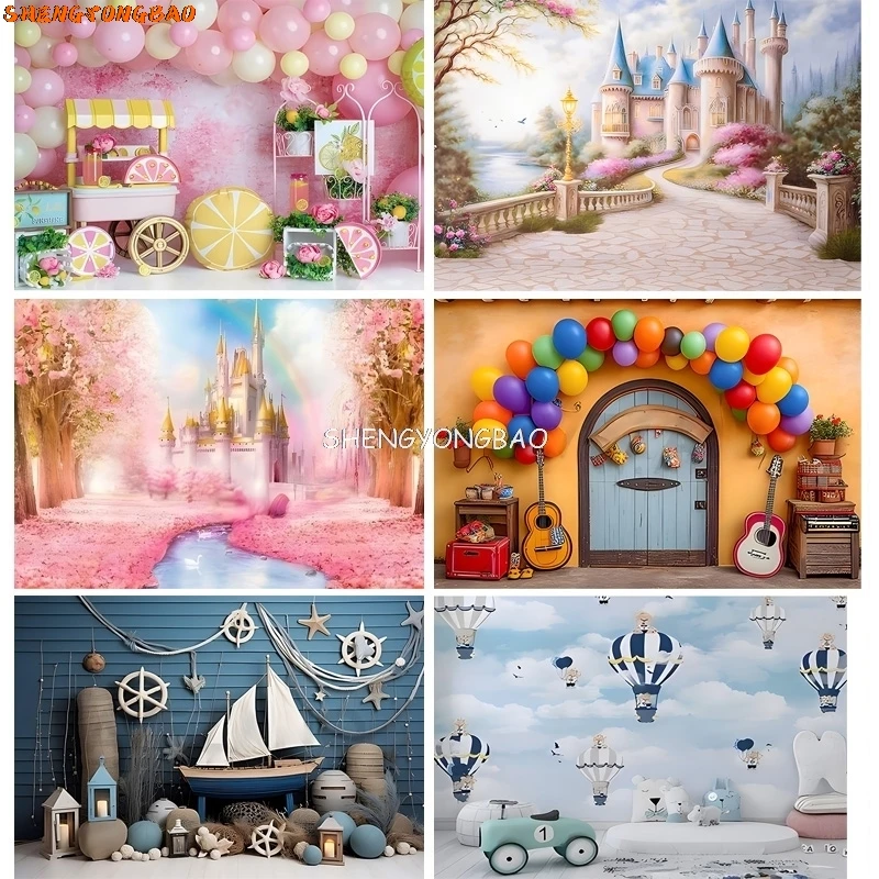Balloon First Birthday Party Decoration Photography Backdrops Props Castle Newborn Baby Photo Studio Background YR-05
Balloon First Birthday Party Decoration Photography Backdrops Props Castle Newborn Baby Photo Studio Background YR-05