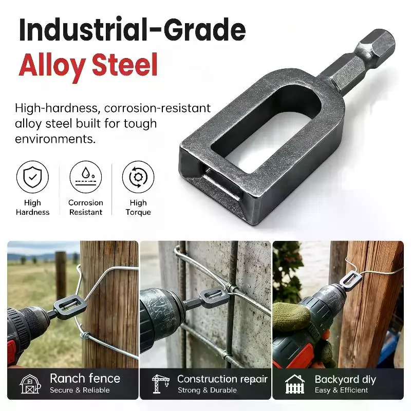 Wire Twisting Tool Electric Drill Heavy Duty Twister For Drill With 1/4" Hex Shank Professional Repair Kit
Wire Twisting Tool Electric Drill Heavy Duty Twister For Drill With 1/4" Hex Shank Professional Repair Kit