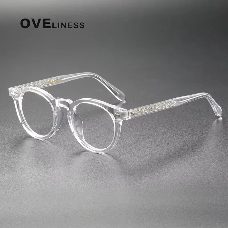 Acetate Titanium Glasses Frame Men Women Vintage Retro Round Eyeglasses frames Male High Quality Spectacles Eyewear
Acetate Titanium Glasses Frame Men Women Vintage Retro Round Eyeglasses frames Male High Quality Spectacles Eyewear