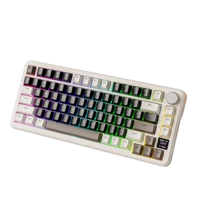 X85pro 81Key Механическая поддержка клавиатуры BT5/2,4G/USB C Горячие смены с помощью ручки, демпфирующие пены, ослабляющие слои
X85pro 81Key Механическая поддержка клавиатуры BT5/2,4G/USB C Горячие смены с помощью ручки, демпфирующие пены, ослабляющие слои