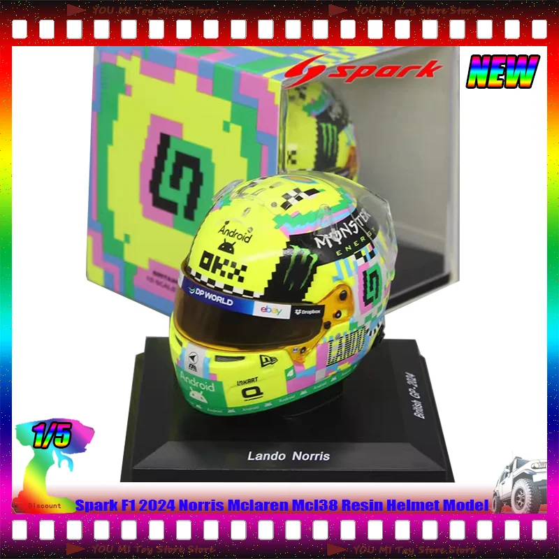 New In Stock Spark 1:5 F1 2024 Norris Mclaren Mcl38 Simulation Miniature Resin Helmet Model Custom Toy Collection Gifts Ornament
New In Stock Spark 1:5 F1 2024 Norris Mclaren Mcl38 Simulation Miniature Resin Helmet Model Custom Toy Collection Gifts Ornament