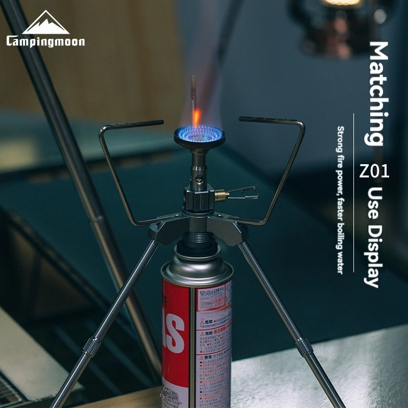 CAMPINGMOON High-Power Camping Stove Head Camping Equipment Portable Flat Gas Stove For High Altitude Use
CAMPINGMOON High-Power Camping Stove Head Camping Equipment Portable Flat Gas Stove For High Altitude Use