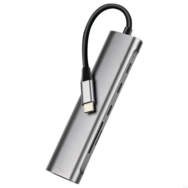 900F 6 in 1 USB Type C Hub Adapter, 1 USB Port/2 Type C Ports TF Card Reader
900F 6 in 1 USB Type C Hub Adapter, 1 USB Port/2 Type C Ports TF Card Reader