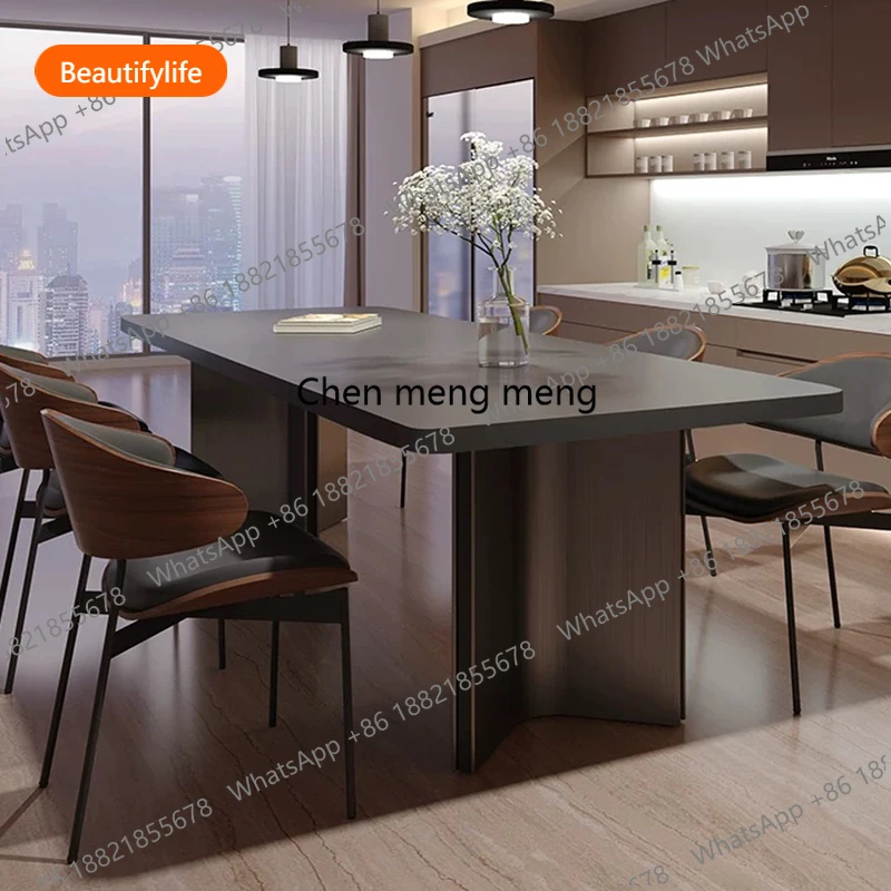 Luxury Nordic Modern Restaurant Table Aesthetics High Quality Luxury Aesthetics Dining Table Trendy Muebles Trendy Furniture A55
Luxury Nordic Modern Restaurant Table Aesthetics High Quality Luxury Aesthetics Dining Table Trendy Muebles Trendy Furniture A55