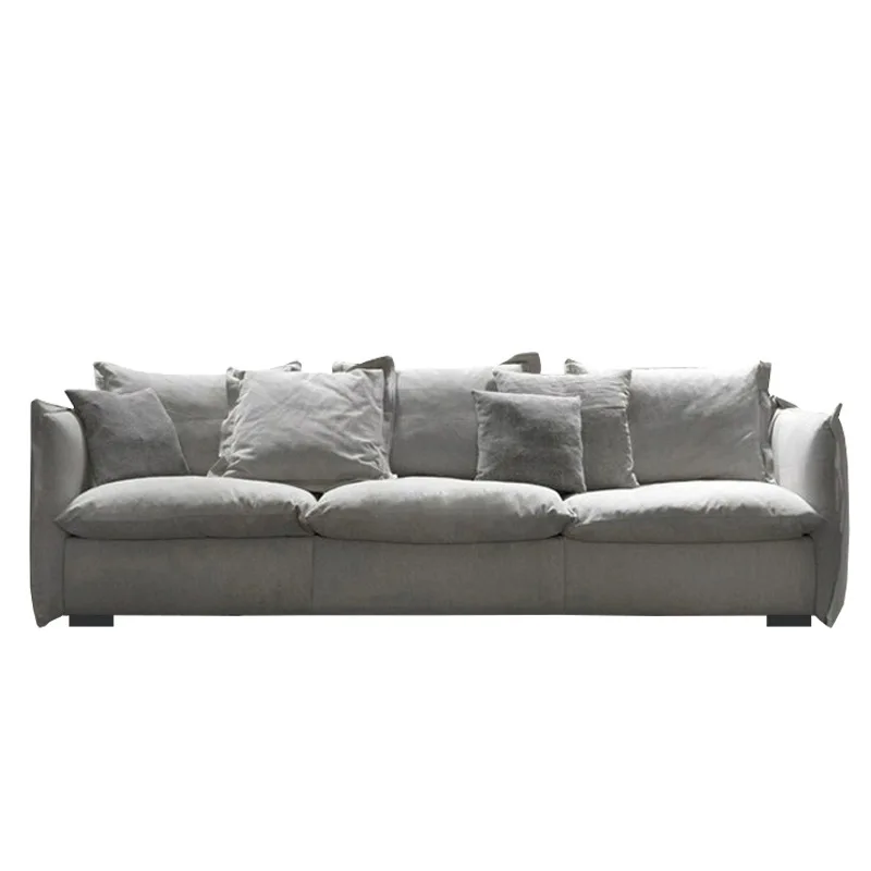 MOYI simple and luxurious microfiber fabric Bellini sofa, a set of 5 3-seat sofas, home Nordic living room cloud sofa
MOYI simple and luxurious microfiber fabric Bellini sofa, a set of 5 3-seat sofas, home Nordic living room cloud sofa