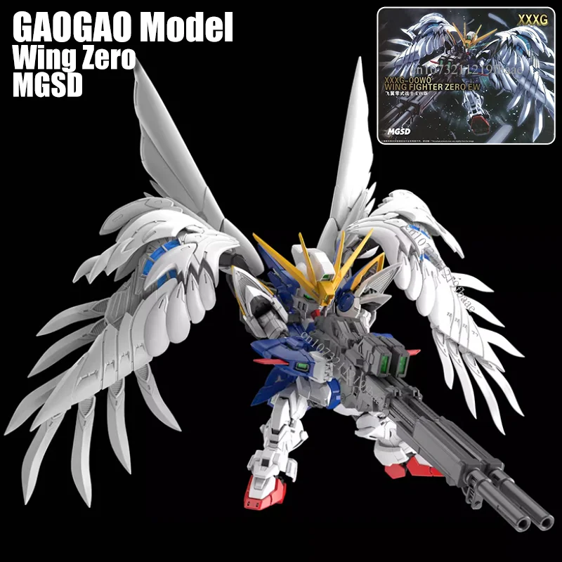 GAOGAO Model Wing Zero EW XXXG-00W0 MGSD Assembly Model Kit Toys Action Figures Model Kits Robot Plastic Hobby Kids Gift
GAOGAO Model Wing Zero EW XXXG-00W0 MGSD Assembly Model Kit Toys Action Figures Model Kits Robot Plastic Hobby Kids Gift
