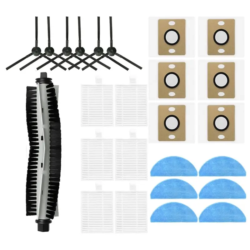 FORC-25PCS For Ilife A30 Pro Vacuum Cleaner Spare Parts Vacuum Main Roller Brushes Side Brushes Filter Mop Cloth Dust Bag
FORC-25PCS For Ilife A30 Pro Vacuum Cleaner Spare Parts Vacuum Main Roller Brushes Side Brushes Filter Mop Cloth Dust Bag
