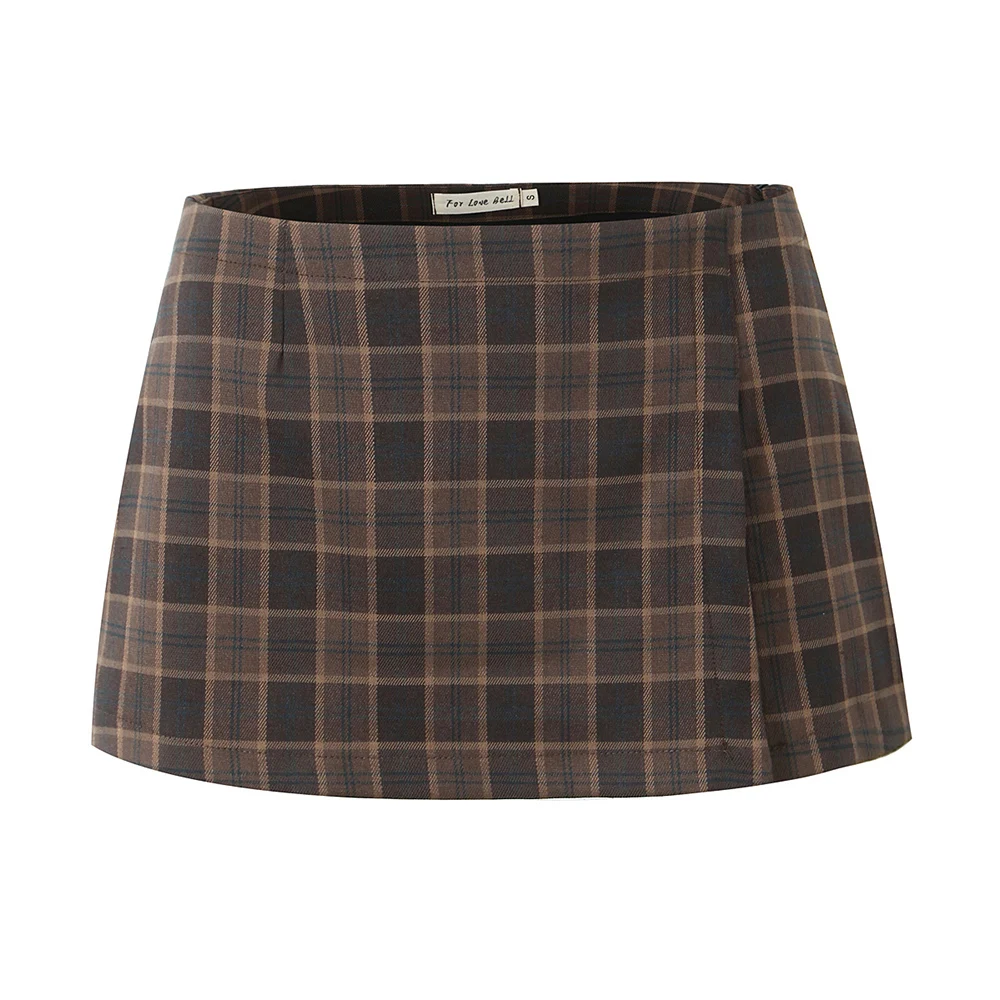 2025 new women's sexy high waist slimming A-line skirt with grid pattern, pure desire to wrap buttocks and short skirt
2025 new women's sexy high waist slimming A-line skirt with grid pattern, pure desire to wrap buttocks and short skirt