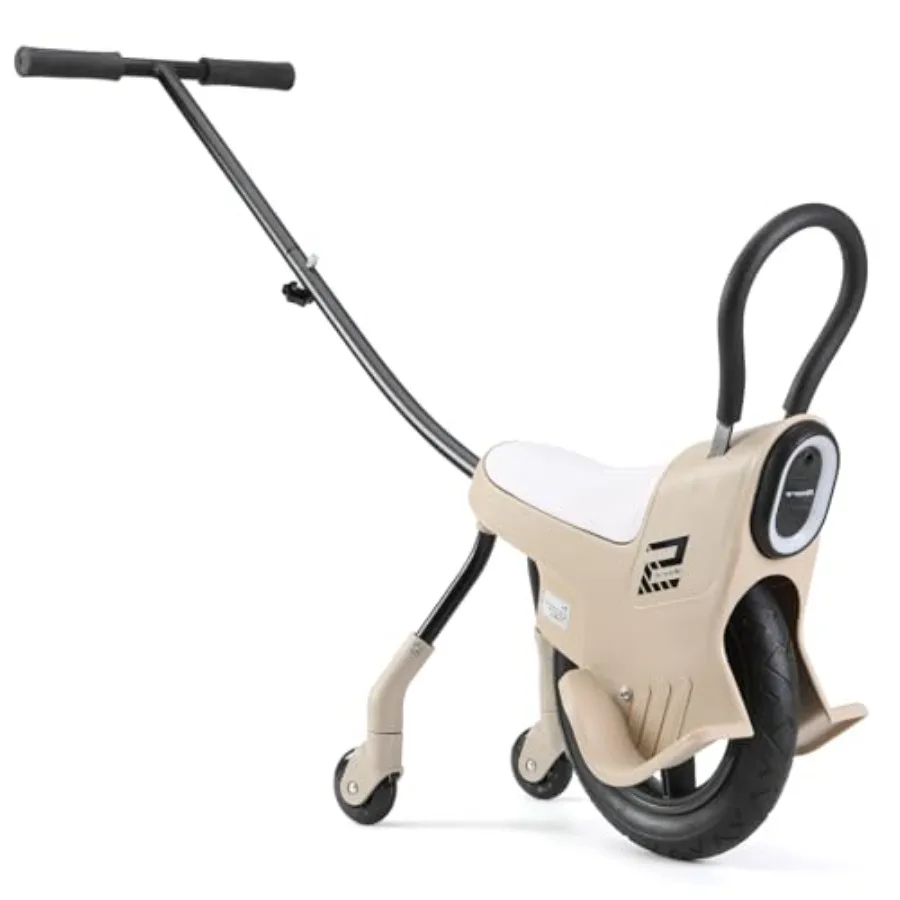 Toddler unicycle for indoor/outdoor use, aluminum alloy frame, red color, lightweight and adjustable handle with LED light, aux
Toddler unicycle for indoor/outdoor use, aluminum alloy frame, red color, lightweight and adjustable handle with LED light, aux