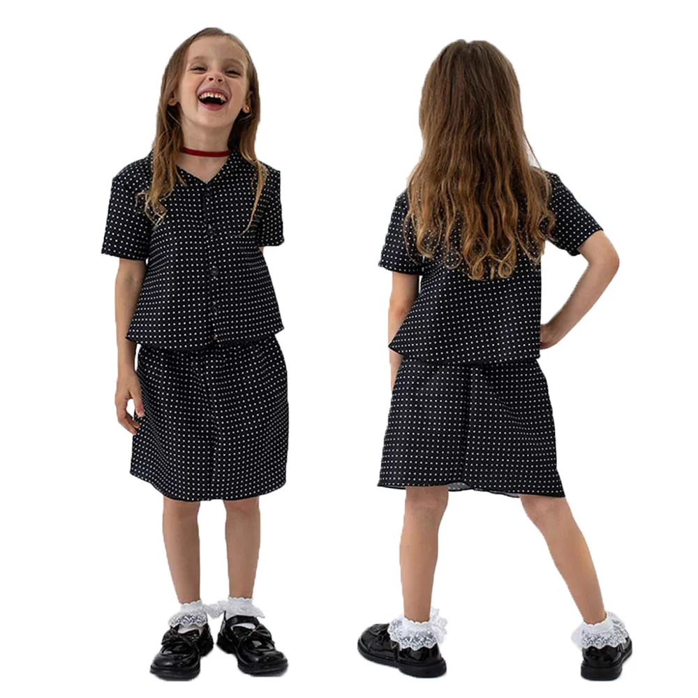 Children Coraline Cosplay Top Skirts Costume For Kids Girls Fantasia Dress Outfits Halloween Carnival Party Role Play Suit
Children Coraline Cosplay Top Skirts Costume For Kids Girls Fantasia Dress Outfits Halloween Carnival Party Role Play Suit