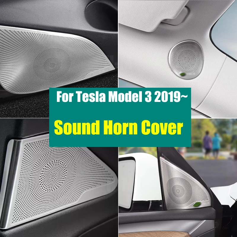 For Tesla Model 3 2019 2Pcs trim for loudspeaker cover of front and rear door Tesla decoration Car interior accessories
For Tesla Model 3 2019 2Pcs trim for loudspeaker cover of front and rear door Tesla decoration Car interior accessories