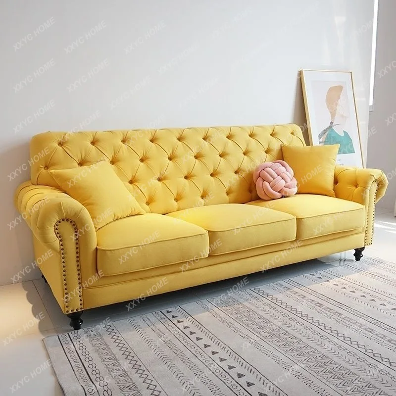 LX straight row living room small apartment fabric sofa B & B retro simple
LX straight row living room small apartment fabric sofa B & B retro simple
