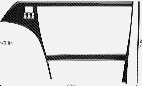 Black Carbon Fiber Center Console Panel Frame Trim For Toyota Prius 2010 2011 Interior Dashboard Decoration Accessories
Black Carbon Fiber Center Console Panel Frame Trim For Toyota Prius 2010 2011 Interior Dashboard Decoration Accessories