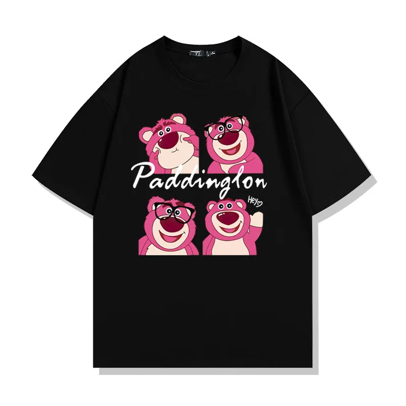 New Strawberry Bear 100% Cotton Short-sleeved T-shirt Students Male and Female Youth Summer Tide Brand Loose Short-sleeved Top
New Strawberry Bear 100% Cotton Short-sleeved T-shirt Students Male and Female Youth Summer Tide Brand Loose Short-sleeved Top