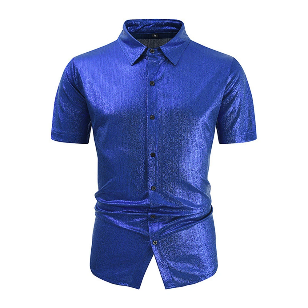 Shirt Tops Regular Shiny Short Sleeve Slim Fit 1PC Summer 1x Band Collar Button Dow Casual Holiday Fashion Hot
Shirt Tops Regular Shiny Short Sleeve Slim Fit 1PC Summer 1x Band Collar Button Dow Casual Holiday Fashion Hot