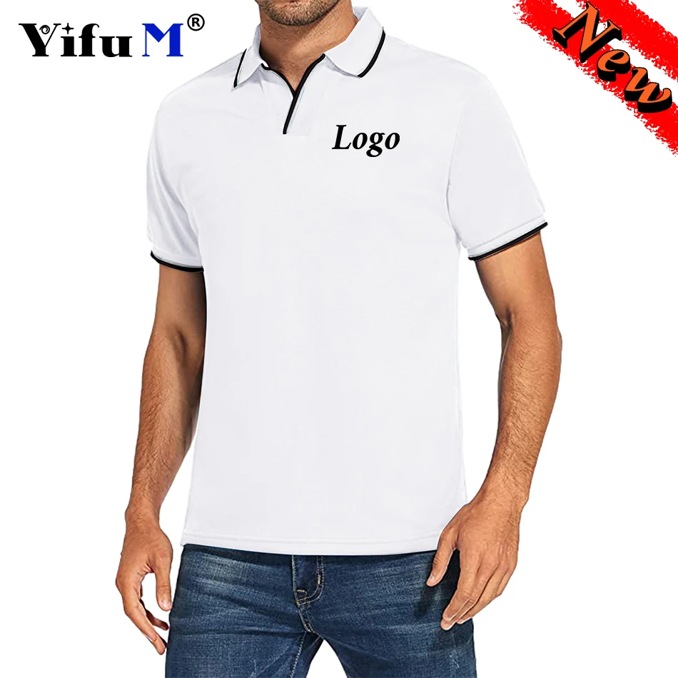 Custom Logo Printing Polo Shirts Breathable Male Polo Employee Polo Shirt Personalized Uniform Top Shirts For Men Summer
Custom Logo Printing Polo Shirts Breathable Male Polo Employee Polo Shirt Personalized Uniform Top Shirts For Men Summer