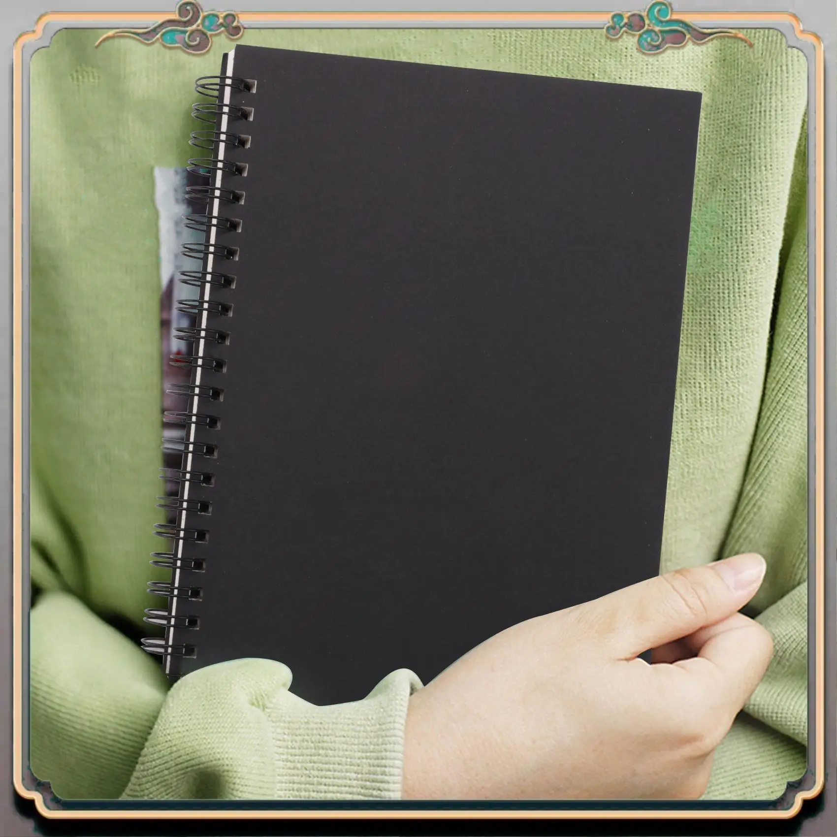 Durable 5Pcs A5 Black Spiral Notebook Blank Sketchbook Unruled Journal Pack Thick Blank Paper 50 Sheet 100 Unlined Pages
Durable 5Pcs A5 Black Spiral Notebook Blank Sketchbook Unruled Journal Pack Thick Blank Paper 50 Sheet 100 Unlined Pages
