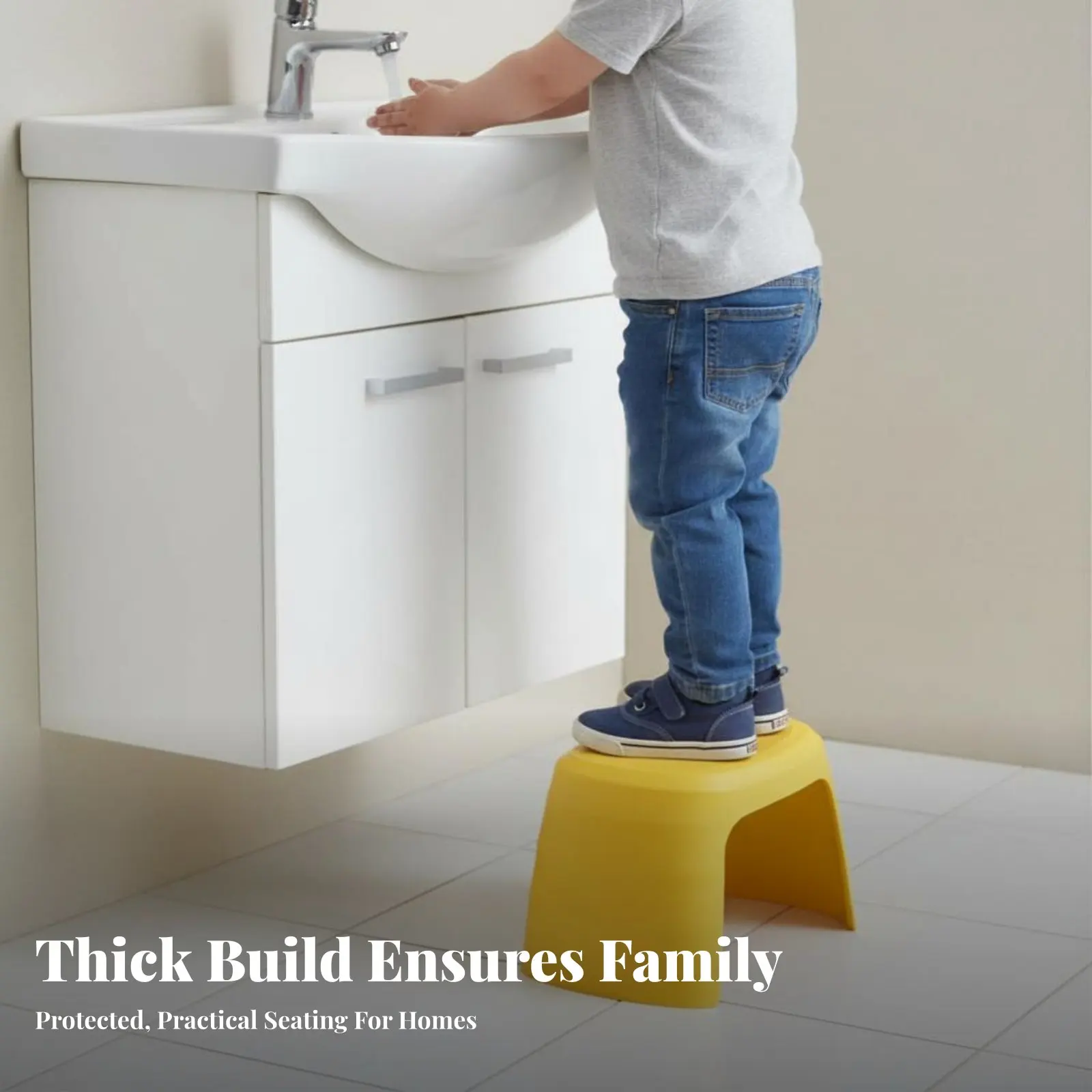 Stackable Utility Seat Non-Slip Feet Step Stool Rounded Corners Thickened Construction for Bathroom, Entryway
Stackable Utility Seat Non-Slip Feet Step Stool Rounded Corners Thickened Construction for Bathroom, Entryway