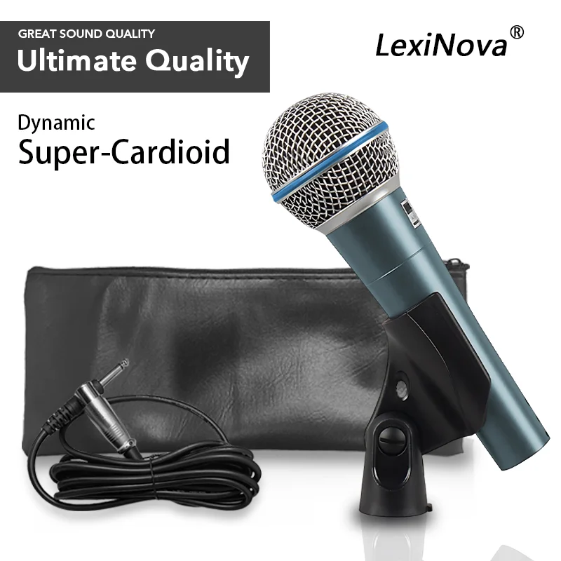 LN85 Professional Wired Microphone Series Dynacmic Vocal Handheld Mic Suitable For Karaoke Party Singing Metal Material Cardioid
LN85 Professional Wired Microphone Series Dynacmic Vocal Handheld Mic Suitable For Karaoke Party Singing Metal Material Cardioid