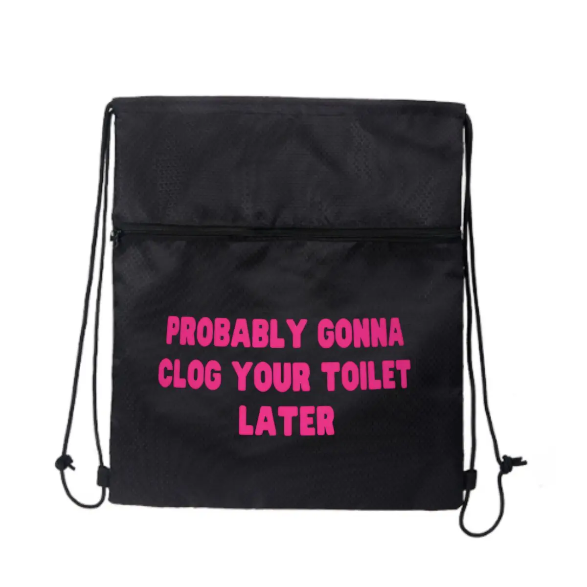 Probably Gonna Clog Your Toilet Later Text Art Спорт на открытом воздухе Карманный простой рюкзак на шнурке
Probably Gonna Clog Your Toilet Later Text Art Спорт на открытом воздухе Карманный простой рюкзак на шнурке