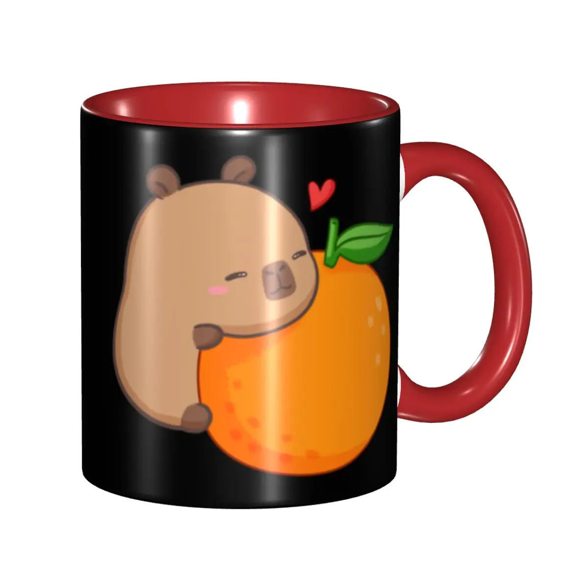 Customized Cute Happy Caybara In Love With Orange Mug DIY Ceramic Milk Tea Coffee Cup
Customized Cute Happy Caybara In Love With Orange Mug DIY Ceramic Milk Tea Coffee Cup