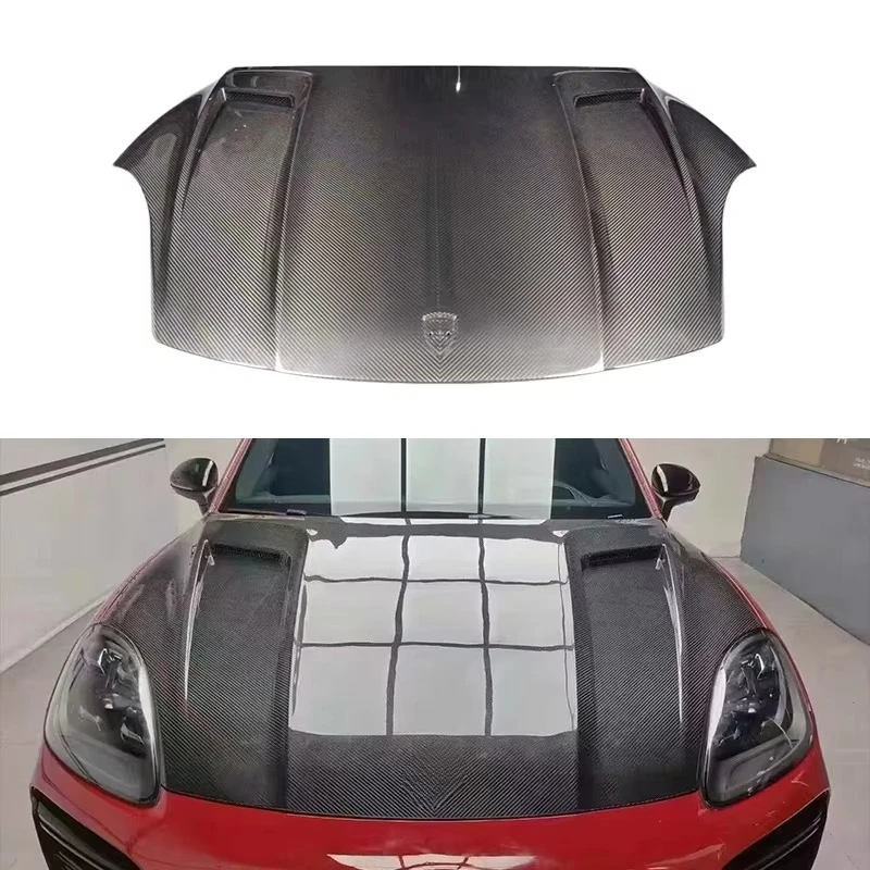 High Quality TKT Style Dry Carbon Fiber Engine Hood for Porsche Cayenne 9Y0 2018-2023 Bonnet Vented Hood Lid Performance
High Quality TKT Style Dry Carbon Fiber Engine Hood for Porsche Cayenne 9Y0 2018-2023 Bonnet Vented Hood Lid Performance