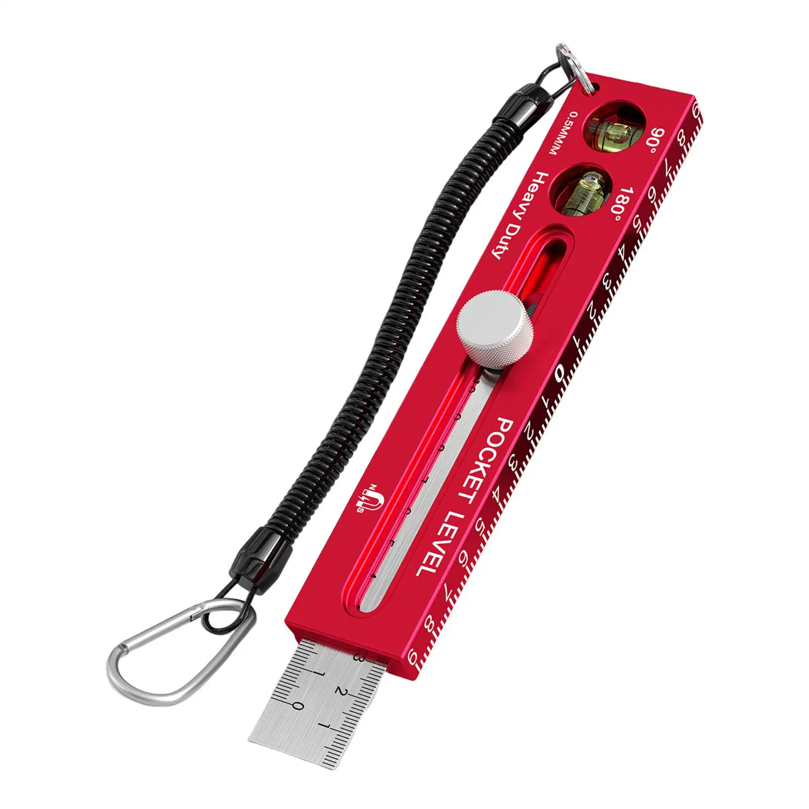 Multi-functional Magnetic Marking Ruler Aluminum Alloy Ruler with Level Marking, Metric and Imperial, for Woodworking
Multi-functional Magnetic Marking Ruler Aluminum Alloy Ruler with Level Marking, Metric and Imperial, for Woodworking