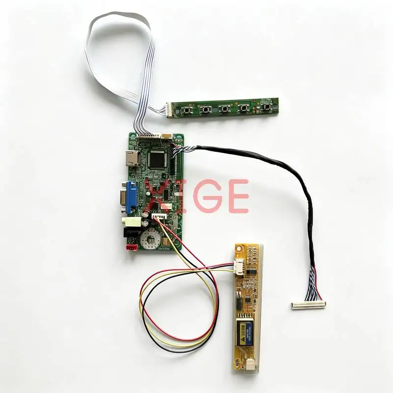 LCD Display Drive Controller Board Fit LTN154X7 B154PW01 B154PW02 LP154WP1 1440x900 30 Pin LVDS VGA+HDMI 1440*900 1-CCFL Kit DIY
LCD Display Drive Controller Board Fit LTN154X7 B154PW01 B154PW02 LP154WP1 1440x900 30 Pin LVDS VGA+HDMI 1440*900 1-CCFL Kit DIY