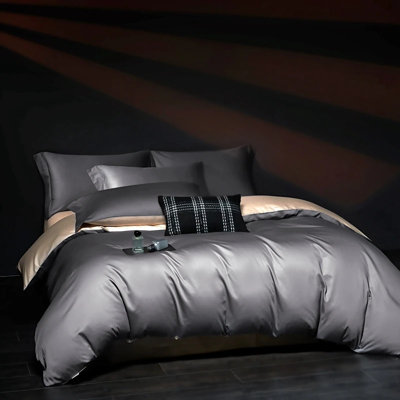 New 2025 5A Antibacterial Pima Cotton Solid Bedding, High - Quality All - Cotton, Simple Design, Queen Size Bed
New 2025 5A Antibacterial Pima Cotton Solid Bedding, High - Quality All - Cotton, Simple Design, Queen Size Bed