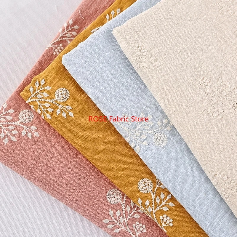 Flower embroidery Cotton Fabric for skirts, Gown, dress, blouse, tops, table cover, costumes design, hair accessories sewing
Flower embroidery Cotton Fabric for skirts, Gown, dress, blouse, tops, table cover, costumes design, hair accessories sewing