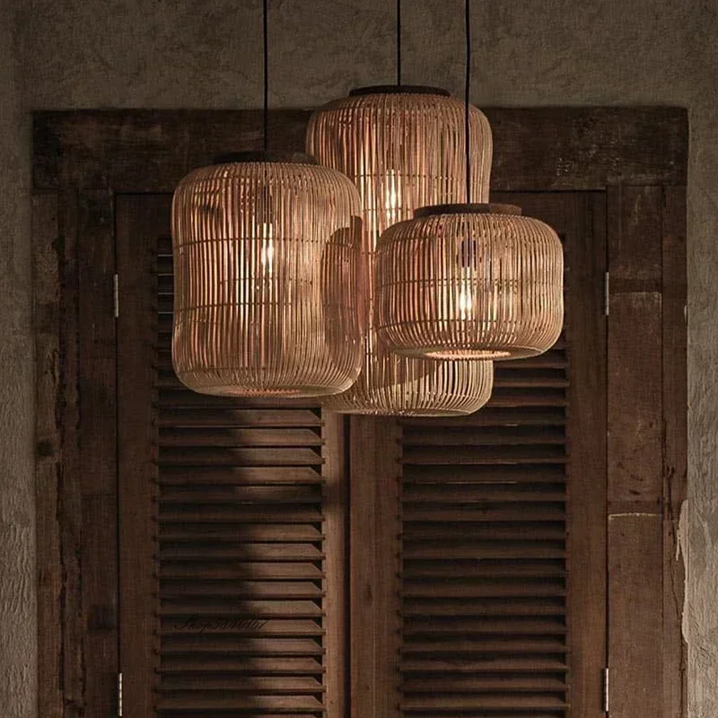 New Retro Handmade Rattan Pendant Lamp Homestay Living Room Restaurant Bedroom LED Chandelier Home Decor Light Fixtures
New Retro Handmade Rattan Pendant Lamp Homestay Living Room Restaurant Bedroom LED Chandelier Home Decor Light Fixtures