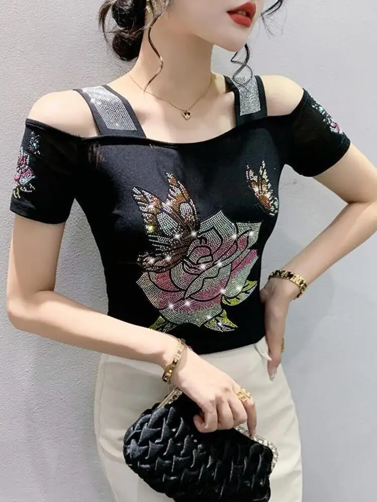 2023 Summer New Heavy Industry Double layered Ice Silk Mesh Short sleeved Fashion Off the Shoulder and Beautiful Back Small
2023 Summer New Heavy Industry Double layered Ice Silk Mesh Short sleeved Fashion Off the Shoulder and Beautiful Back Small