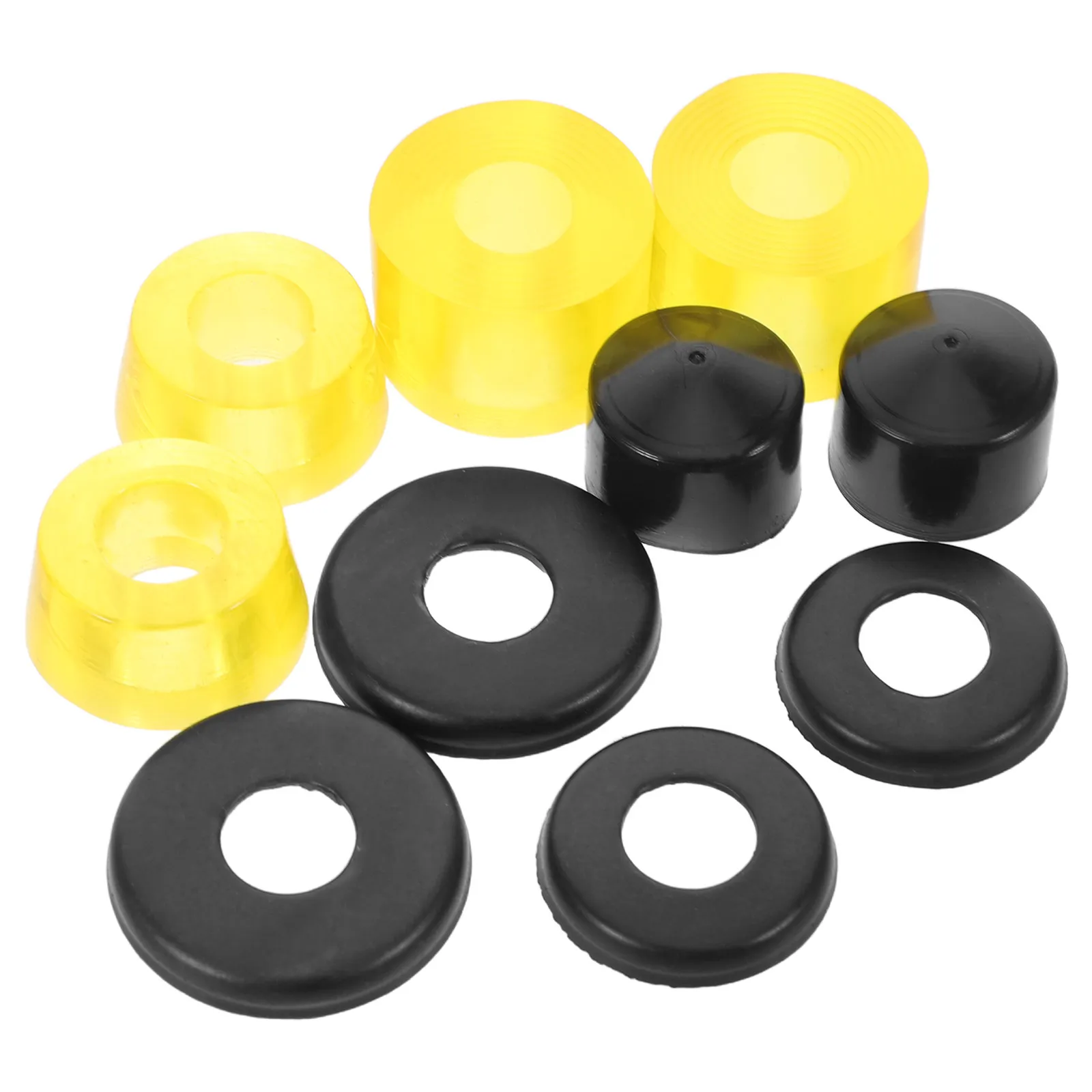 1Set Skateboard Bushings Shock Absorbing Pads Longboard Truck Replacement Pivot Cups Washer Skating Truck Hardware Outdoor
1Set Skateboard Bushings Shock Absorbing Pads Longboard Truck Replacement Pivot Cups Washer Skating Truck Hardware Outdoor