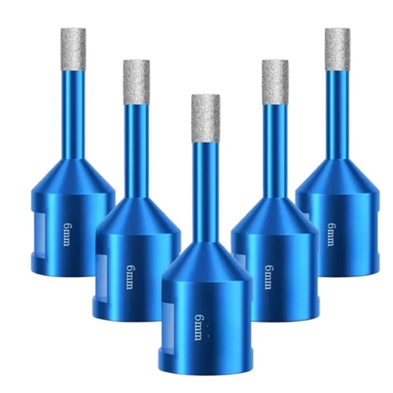 AT51-Diamond Core Drill Bit(5PCS), 6Mm Diamond Hole Saw With M14 Thread- For Porcelain Tile Marble Granite Drilling
AT51-Diamond Core Drill Bit(5PCS), 6Mm Diamond Hole Saw With M14 Thread- For Porcelain Tile Marble Granite Drilling
