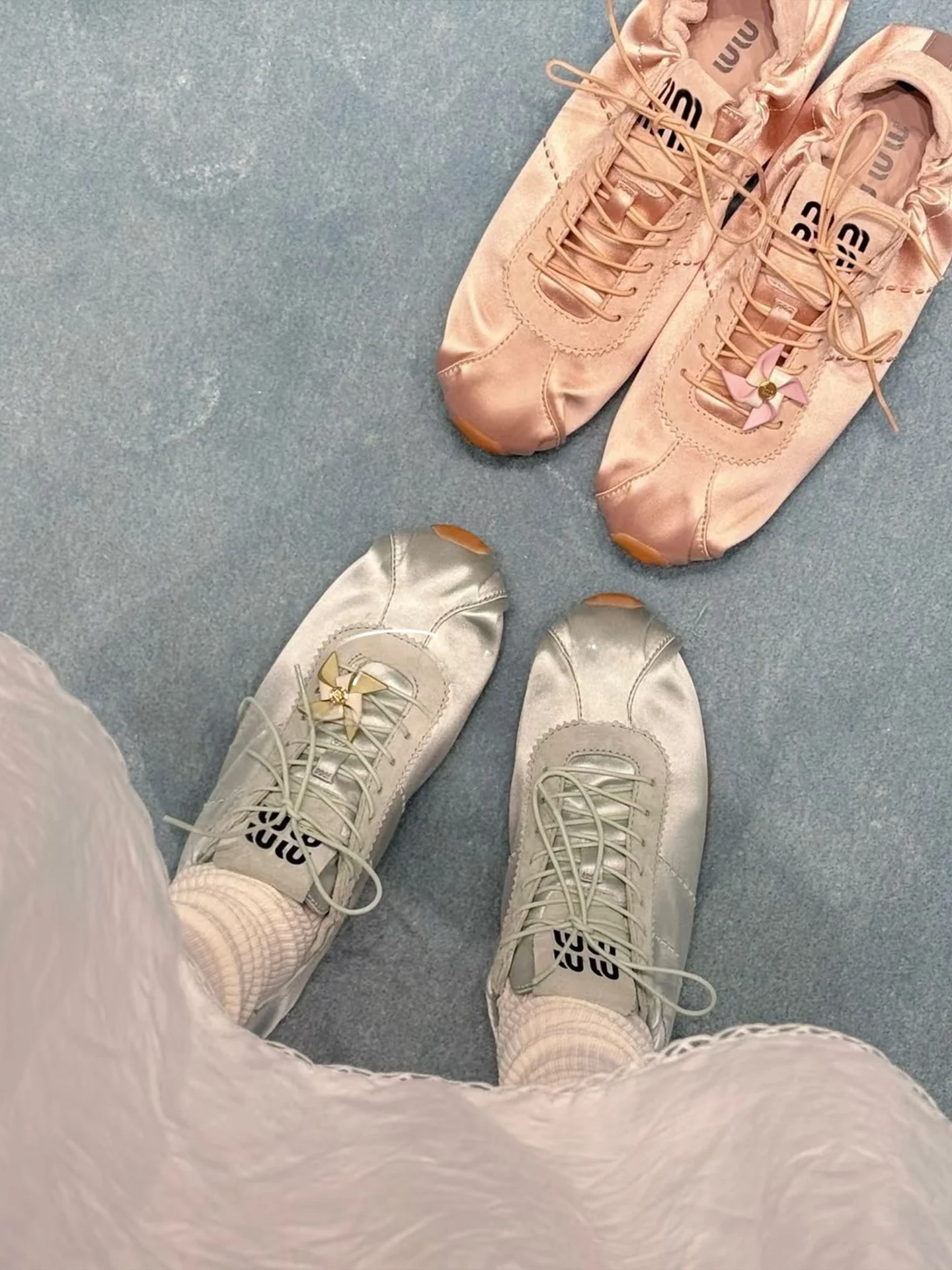 Twelve Vita Retro Ballet Flat Bottom Satin Sport Shoes Leisure Classic Slip-On round Toe Rubber Outsole Breathable Comfortable
Twelve Vita Retro Ballet Flat Bottom Satin Sport Shoes Leisure Classic Slip-On round Toe Rubber Outsole Breathable Comfortable