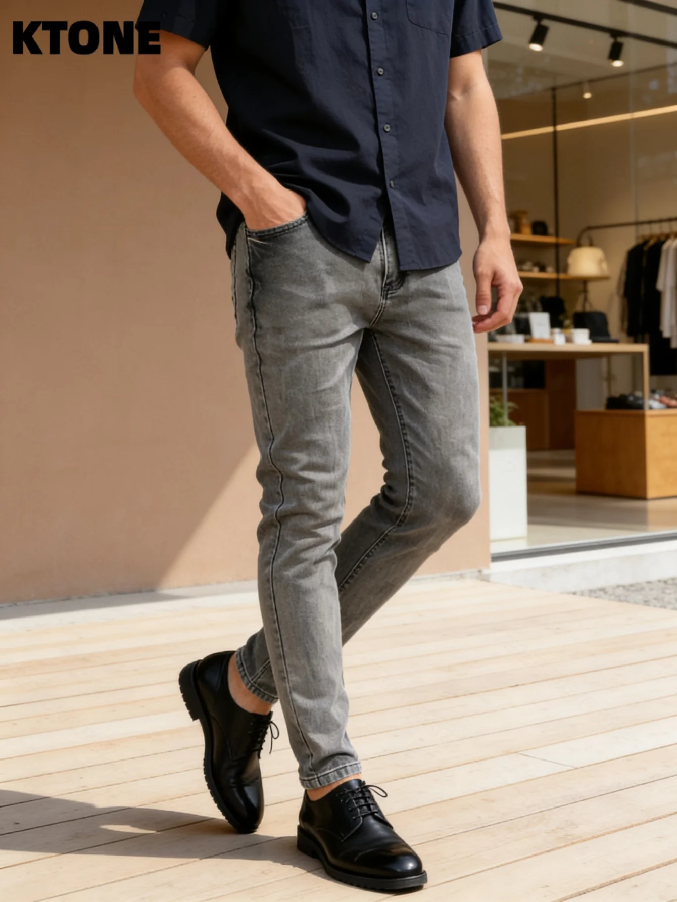 Y2K Original Gray Slim Jeans Men's Drip Style Casual Denim Trousers No accessories or belts included
Y2K Original Gray Slim Jeans Men's Drip Style Casual Denim Trousers No accessories or belts included